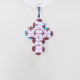Small Cross - Tullia-Violet Organza - 2